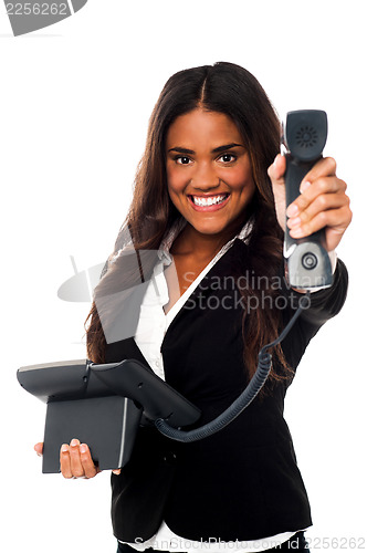 Image of Business call for you, boss!