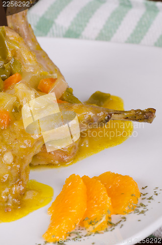 Image of Quail in orange sauce