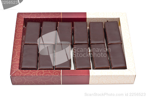 Image of Chocolate pralines in box