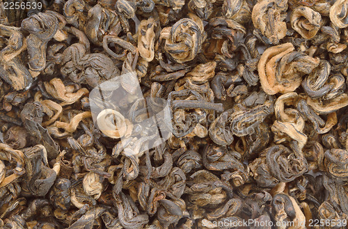 Image of Chinese black tea as background