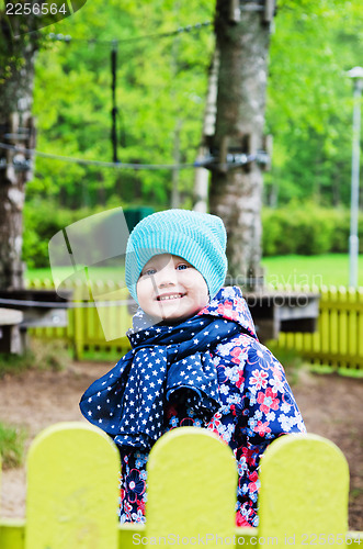 Image of Portrait of the girl in park