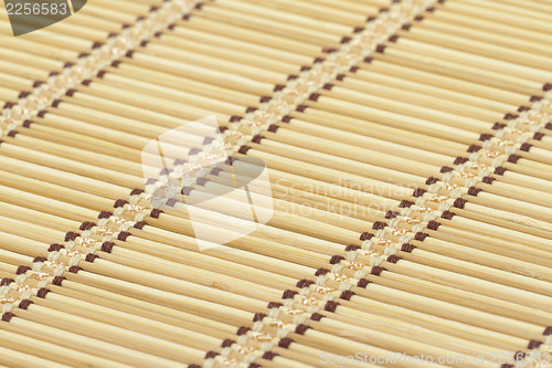 Image of Bamboo mat as background