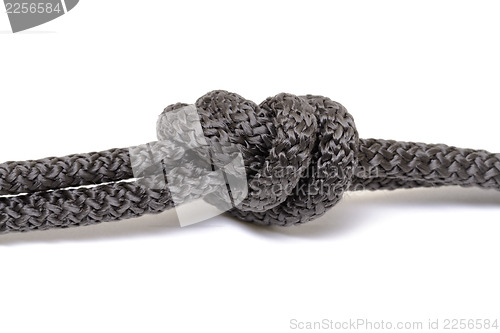 Image of Black rope knot