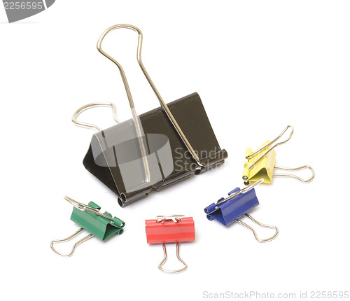 Image of Paper clips closeup