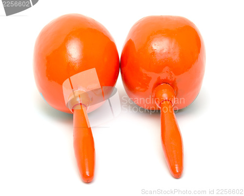 Image of Orange maracas