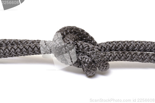 Image of Black rope knot