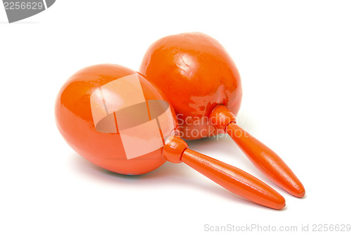 Image of Orange maracas