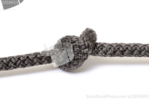 Image of Black rope knot