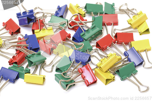 Image of Paper clips closeup