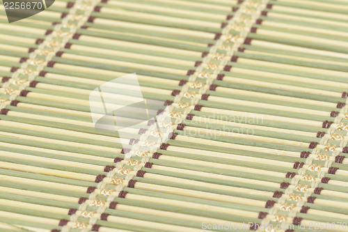 Image of Bamboo mat as background