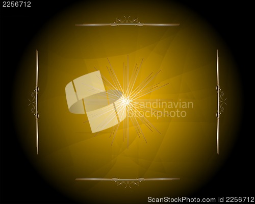 Image of Vintage seamless wallpaper with a frame