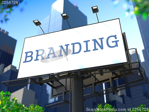 Image of Brand Concept on Billboard.