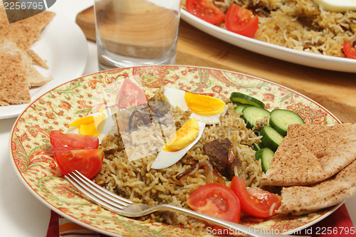 Image of Beef biryani meal horizontal