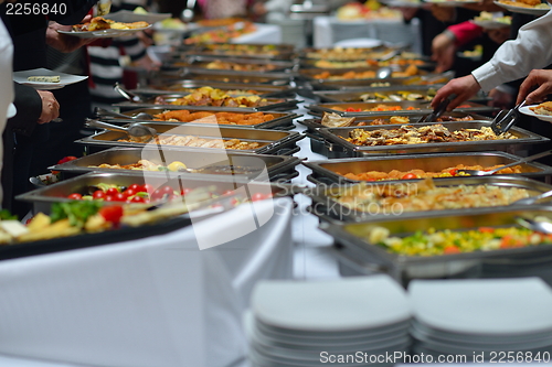 Image of buffet food