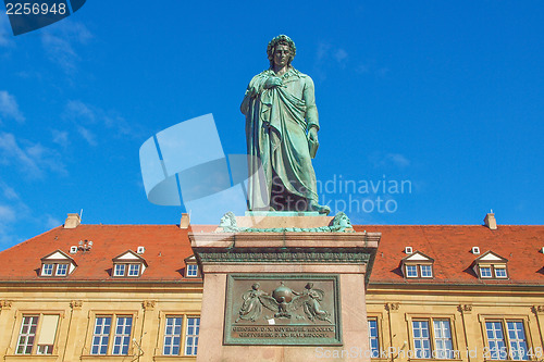 Image of Schiller statue, Stuttgart