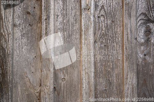 Image of old wooden facade detail