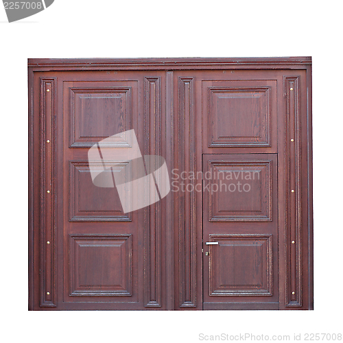 Image of beautiful old wooden door