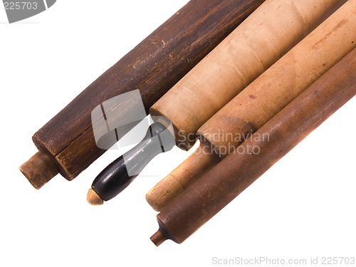 Image of Antique Hand Turned Rolling Pins