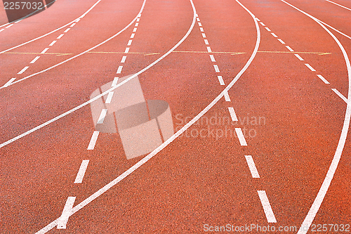 Image of detail of sport track