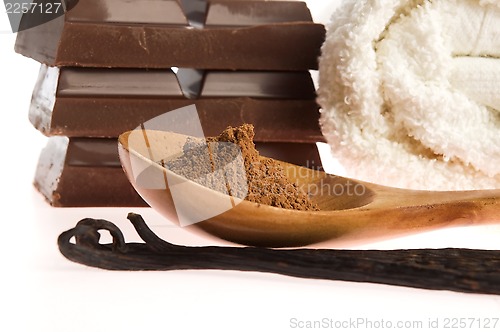 Image of spa chocolate aromatherapy items