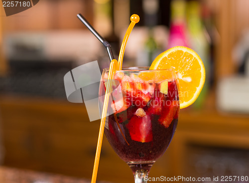 Image of Glass of sangria