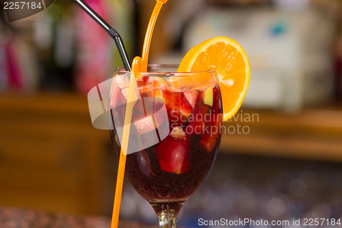 Image of Glass of sangria