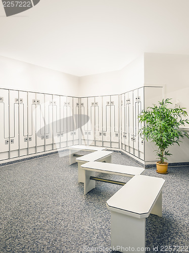 Image of locker room