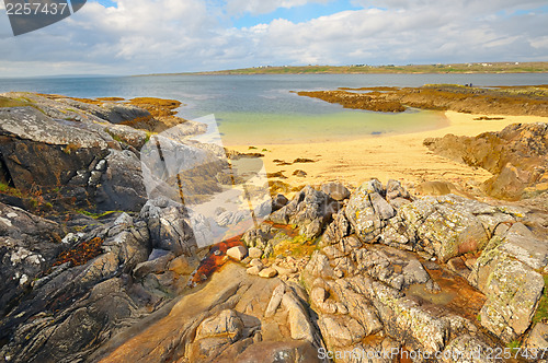 Image of beautiful scenic rural landscape from ireland