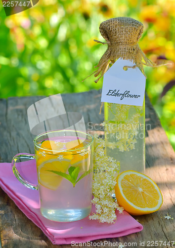 Image of elderflower juice