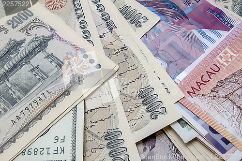 Image of different currencies