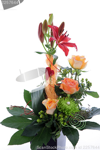Image of Formal floral wedding arrangement