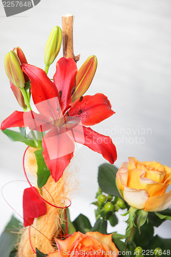 Image of Floral display with tiger lily