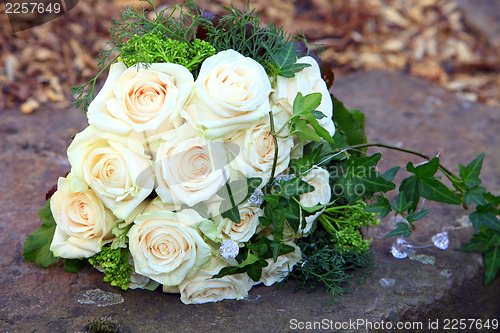 Image of Bridal bouquet of fresh roses