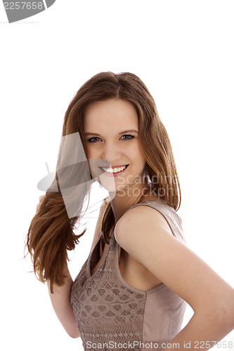 Image of Smiling beautiful teenager