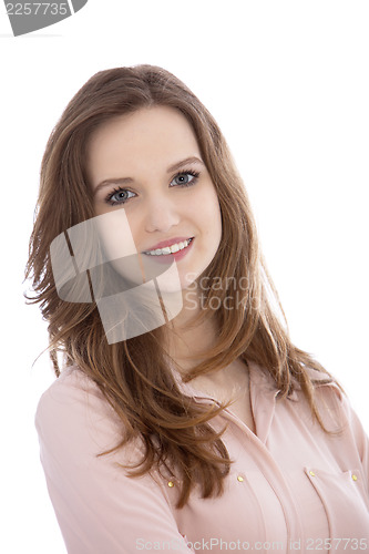 Image of Portrait of a beautiful teenaged woman