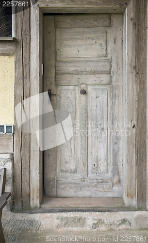 Image of old wooden door