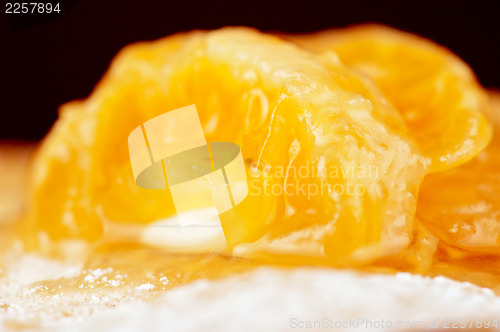 Image of millefeuille with tangerine