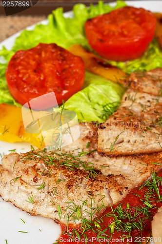 Image of Tasty fish pike perch fillet