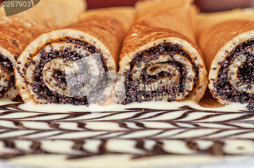 Image of Pancakes with poppy seeds