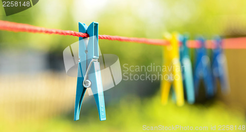 Image of clothes pegs