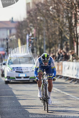 Image of The Cyclist Howard Leigh- Paris Nice 2013 Prologue in Houilles