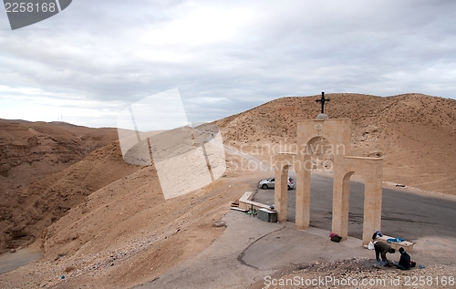 Image of Saint George monastery in judean desert