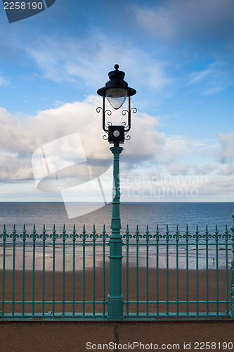 Image of The street lamp on the Scarborough promenade