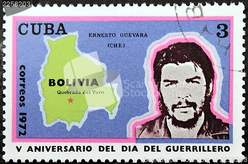 Image of Ernesto Guevara Stamp 1972