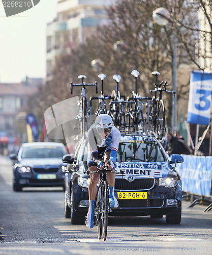 Image of The Cyclist Clement Stef- Paris Nice 2013 Prologue in Houilles