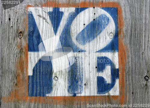 Image of vote sign