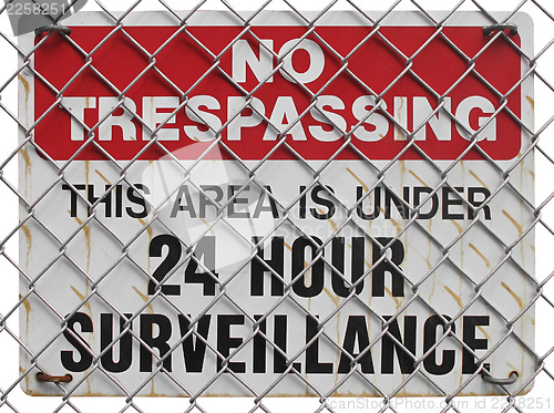 Image of no trespassing sign 