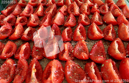Image of sliced tomatoes