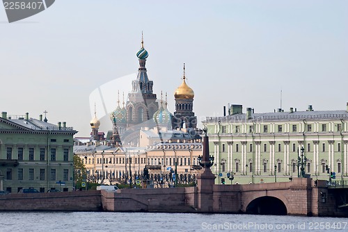 Image of View of the Church of the Savior on blood.