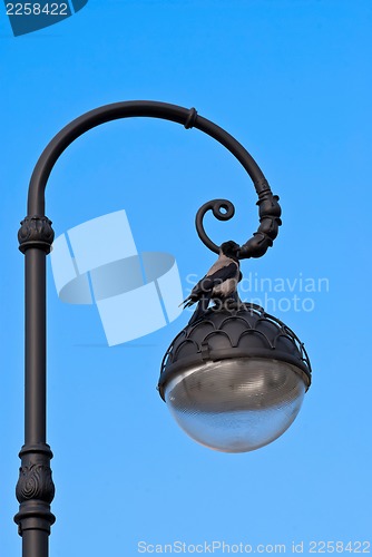 Image of Lantern with a bird.